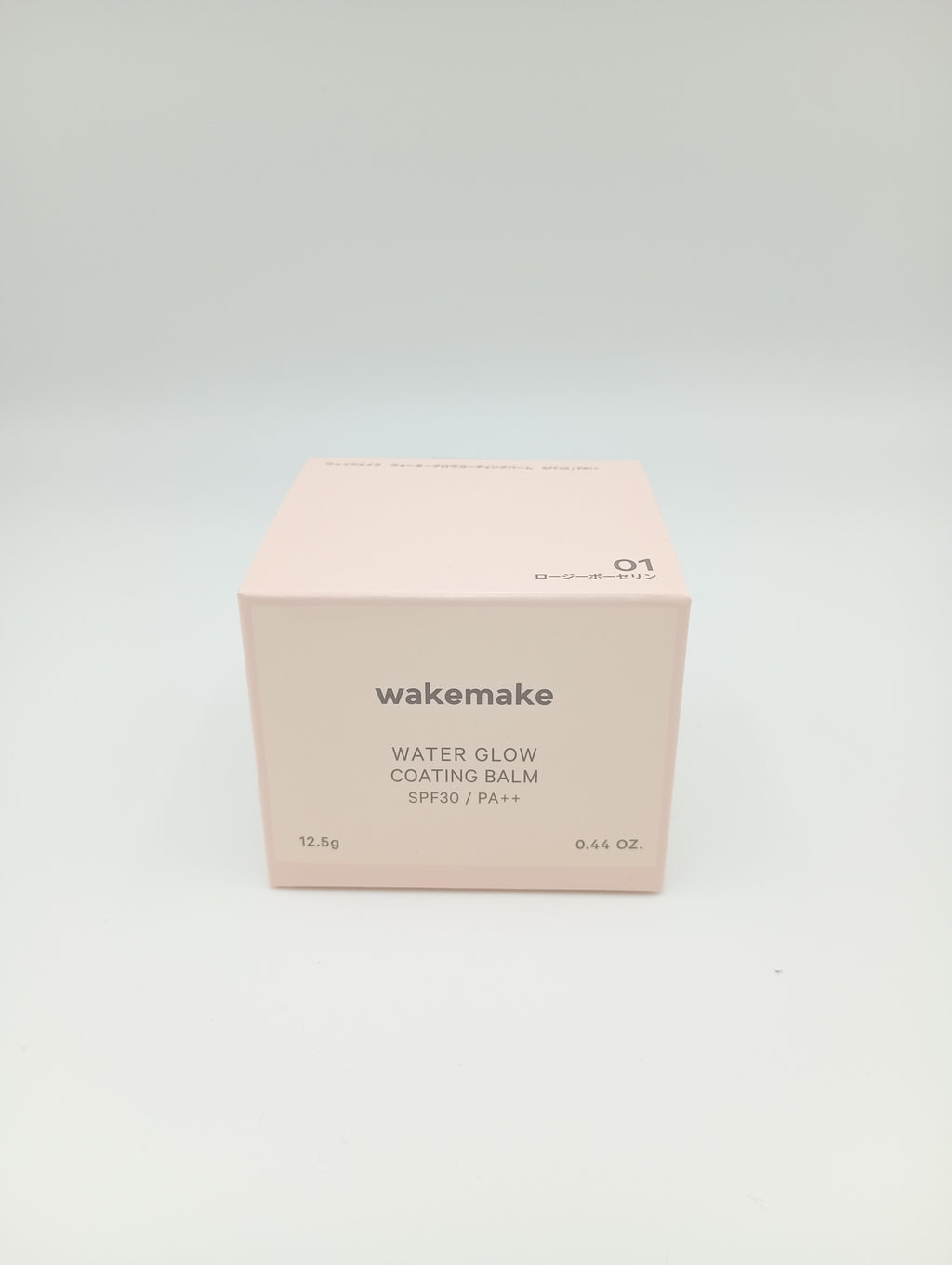 wakemake(ウェイクメイク) ウォーターグロウコーティングバーム01 ロージーポーセリン バームファンデーション  ブラシ付き クッションファンデ